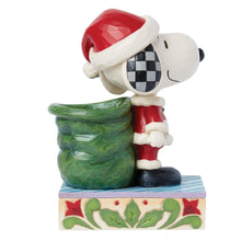 Load image into Gallery viewer, Snoopy Santa and Elf Woodstock Peanuts by Jim Shore
