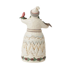 Load image into Gallery viewer, Snowman with Pine Garland Figure - Jim Shore Heartwood Creek
