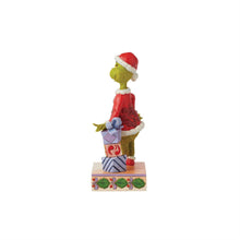 Load image into Gallery viewer, Grinch Leaning on Gifts - Jim Shore Dr. Seuss
