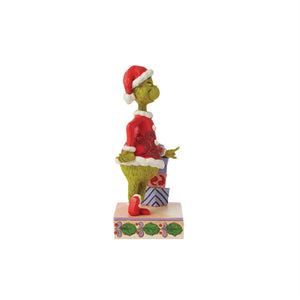 Grinch Leaning on Gifts - Jim Shore Dr. Seuss