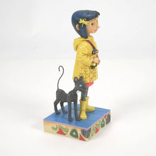 Load image into Gallery viewer, Coraline in Yellow Raincoat - Jim Shore Heartwood Creek
