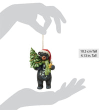 Load image into Gallery viewer, Lodge Black Bear Ornament - Jim Shore Heartwood Creek
