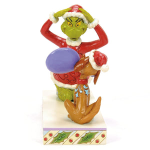 Max Holding Mirror for Grinch by Jim Shore Dr. Seuss