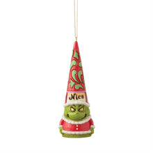 Load image into Gallery viewer, Grinch Naughty/Nice Gnome Ornament by Jim Shore Dr. Seuss
