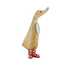 Load image into Gallery viewer, Spotty Boots Ducklings by DCUK - Wooden Duck Decor - Hallmark Timmins
