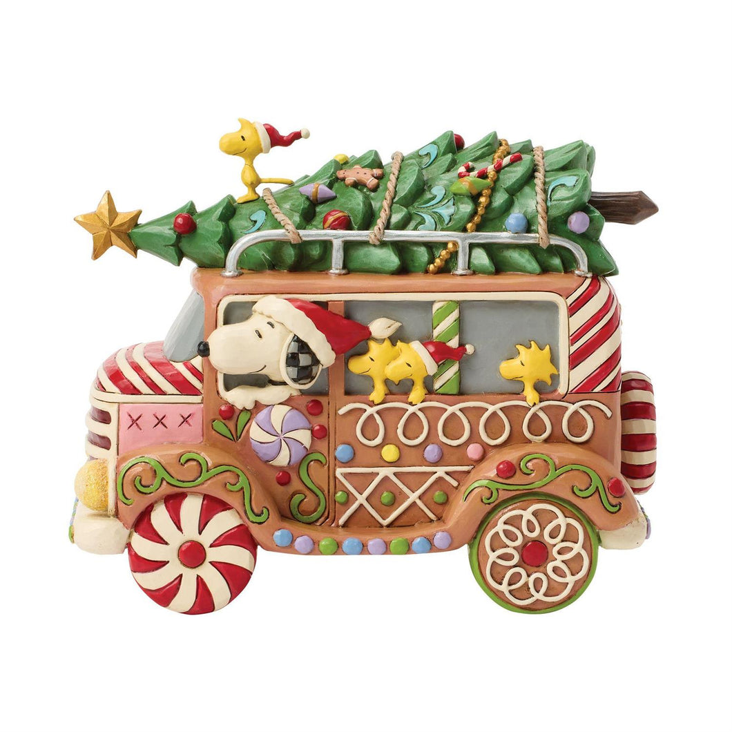 Peanuts Gingerbread Joyride by Jim Shore