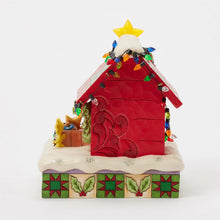 Load image into Gallery viewer, Prize-Worthy Christmas (Snoopy’s Doghouse) Peanuts By Jim Shore Figurine
