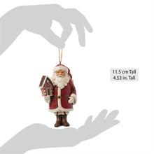 Load image into Gallery viewer, Gingerbread Santa Ornament by Jim Shore - Heartwood Creek
