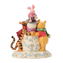 Load image into Gallery viewer, Pooh &amp; Friend Snowman - Disney Traditions
