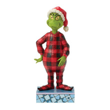 Load image into Gallery viewer, Grinch Wearing Pajamas Figure - Jim Shore Dr. Seuss
