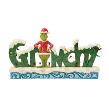 Load image into Gallery viewer, Grinchy Word Figurine - Jim Shore Dr. Seuss
