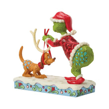 Load image into Gallery viewer, Grinch Tying Antlers on Max - Jim Shore Dr. Seuss
