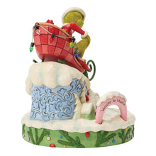 Load image into Gallery viewer, Grinch on Small Sled Figurine - Jim Shore Dr. Seuss
