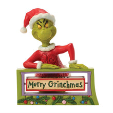 Load image into Gallery viewer, Grinch with Rotating Messages - Jim Shore Dr. Seuss
