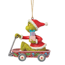 Load image into Gallery viewer, Grinch in Wagon Ornament - Jim Shore Dr. Seuss
