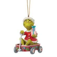 Load image into Gallery viewer, Grinch in Wagon Ornament - Jim Shore Dr. Seuss
