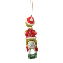 Load image into Gallery viewer, Grinch on Rocking Horse Ornament - Jim Shore Dr. Seuss
