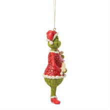 Load image into Gallery viewer, Grinch and Cindy Lou with Sign Ornament - Jim Shore Dr. Seuss
