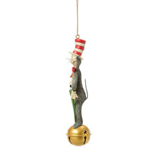 Load image into Gallery viewer, Cat in Hat on Jingle Bell Ornament - Jim Shore - Dr. Seuss
