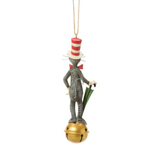 Load image into Gallery viewer, Cat in Hat on Jingle Bell Ornament - Jim Shore - Dr. Seuss
