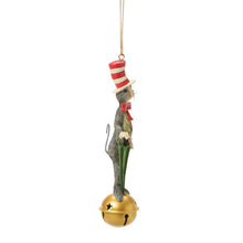 Load image into Gallery viewer, Cat in Hat on Jingle Bell Ornament - Jim Shore - Dr. Seuss
