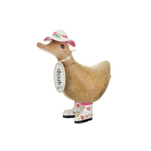 Load image into Gallery viewer, DCUK White Hat Boots - Duckys DCUK Wooden Duck Decor - Hallmark Timmins
