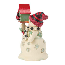 Load image into Gallery viewer, Highland Glen Snowman Birdhouse - Jim Shore Heartwood Creek
