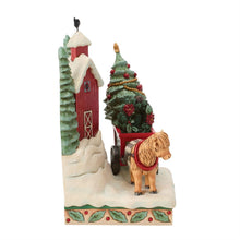 Load image into Gallery viewer, Highland Glen Barn Scene Figurine - Jim Shore Heartwood Creek
