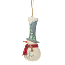 Load image into Gallery viewer, Snowman Tall Top Hat Ornament  - Jim Shore Heartwood Creek

