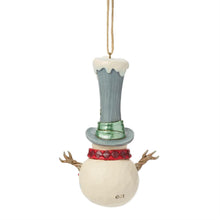 Load image into Gallery viewer, Snowman Tall Top Hat Ornament  - Jim Shore Heartwood Creek
