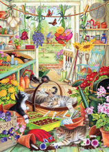 Load image into Gallery viewer, Potting Shed Cats - 500 Piece Puzzle by Cobble Hill
