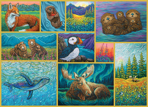 Alaskan Animals - 500 Piece Puzzle by Cobble Hill