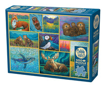 Load image into Gallery viewer, Alaskan Animals - 500 Piece Puzzle by Cobble Hill
