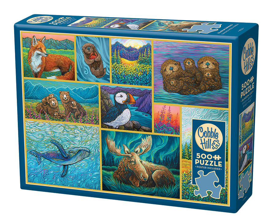 Alaskan Animals - 500 Piece Puzzle by Cobble Hill