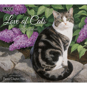 Love Of Cats 2025 LANG Deluxe Wall Calendar