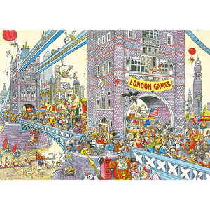 WASGIJ MYSTERY  -  WASGIJ RETRO  # 08  -  THE FINAL HURDLE (1000 PIECES)