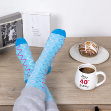 Load image into Gallery viewer, 40TH BIRTHDAY 15.5 OZ MUG AND SOCK SET
