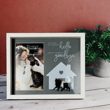 Load image into Gallery viewer, CAT GOODBYE 9.5&quot; X 7.5&quot; SHADOW BOX FRAME (HOLDS 4&quot; X 6&quot; PHOTO)
