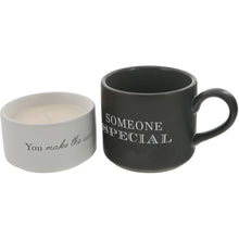 Load image into Gallery viewer, SOMEONE SPECIAL STACKING MUG AND CANDLE SET 100% SOY WAX SCENT: TRANQUILITY
