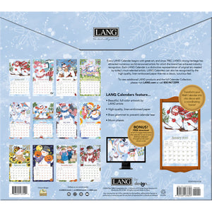 Sam Snowman - 2025 LANG Deluxe Wall Calendar