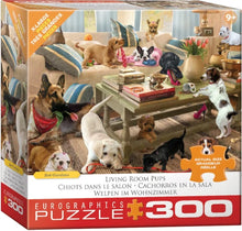 Load image into Gallery viewer, Living Room Pups - 300 Piece Puzzle by Eurographics

