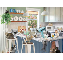 Load image into Gallery viewer, Sloppy Kitten Kitchen - 300 Piece Puzzle by Eurographics

