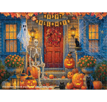 Load image into Gallery viewer, Halloween Porch - 300 Piece Puzzle by Euroghraphics
