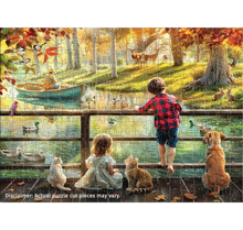 Load image into Gallery viewer, View from the Bridge - 300 Piece Puzzle by Eurographics
