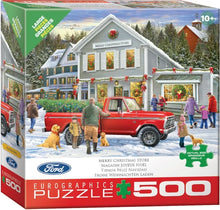 Load image into Gallery viewer, Merry Christmas Store - 500 Piece Puzzle by Eurographics
