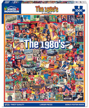 Load image into Gallery viewer, The Eighties - 1000 Piece Puzzle by White Mountain
