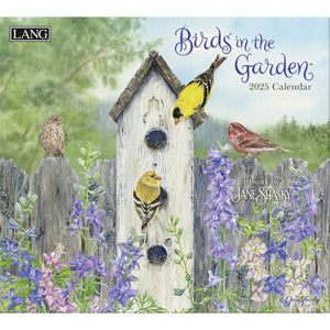 Birds In The Garden 2025 LANG Deluxe Wall Calendar