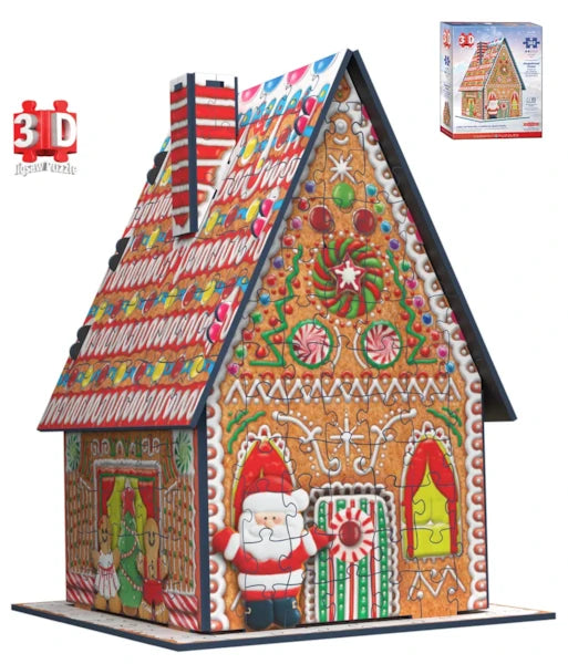 Gingerbread House (3D) Puzzle by Eurographics