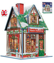 Load image into Gallery viewer, Santa&#39;s Workshop (3D) Puzzle by Eurographics

