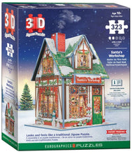 Load image into Gallery viewer, Santa&#39;s Workshop (3D) Puzzle by Eurographics
